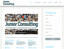 Tablet Screenshot of juniorconsulting.it